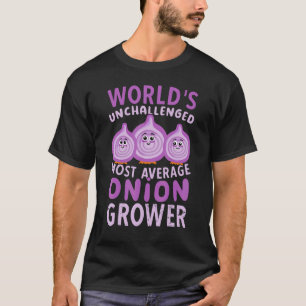 Onion Grower Outfit  Gardener Vegetable Gardening T-Shirt