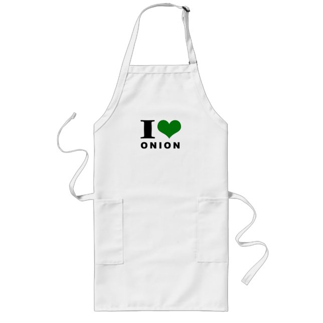 Onion lover long apron (Front)