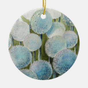 Onion Millions Watercolor Art Ceramic Tree Decoration