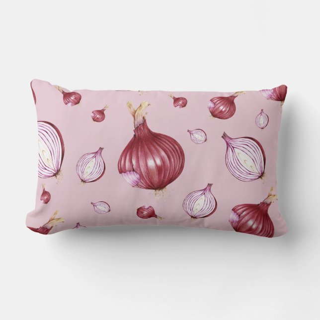 Onion Pattern Lumbar Cushion (Front)