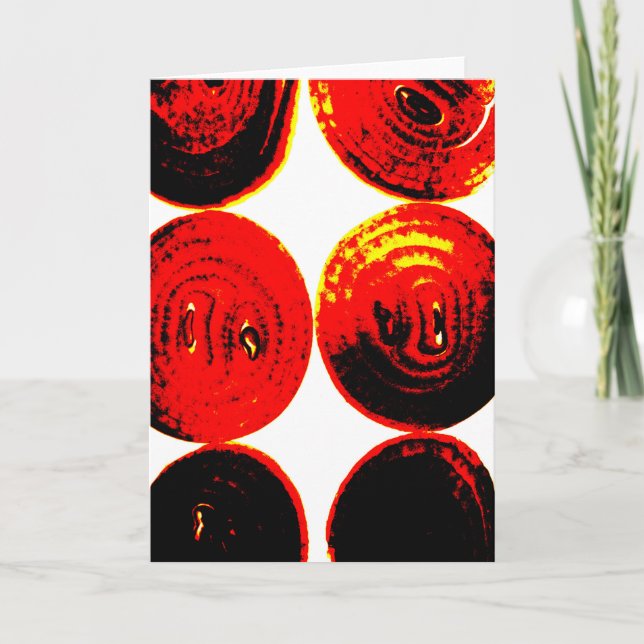 Onion slices card (Front)