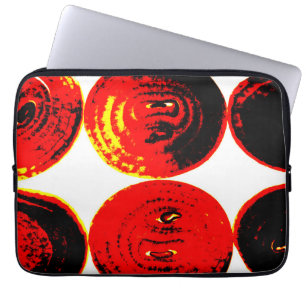 Onion slices laptop sleeve