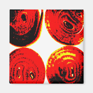 Onion slices magnet