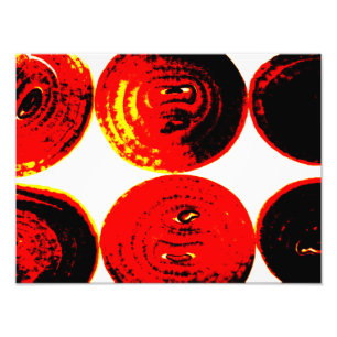 Onion slices photo print
