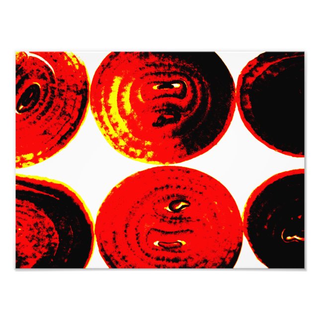 Onion slices photo print (Front)