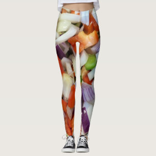 Onions and Bell Peppers Leggings