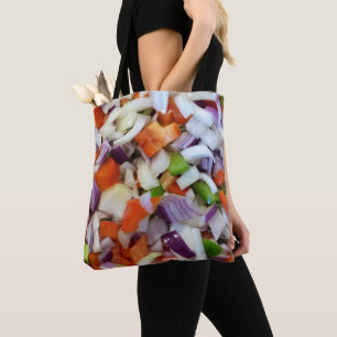 Onions and Bell Peppers Tote Bag