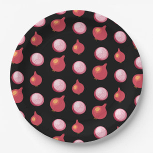 Onions Paper Plate