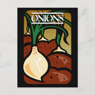 Onions Postcard