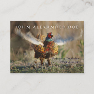 Onithologist - Ornithology Professor - Two Sided Business Card