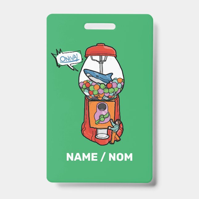 ONIVA! Gomme Balloune ID Badge (Front)