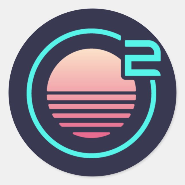 Onivim 2 - Round Logo Sticker (Front)