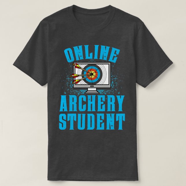 Online Archery Student T-Shirt (Design Front)