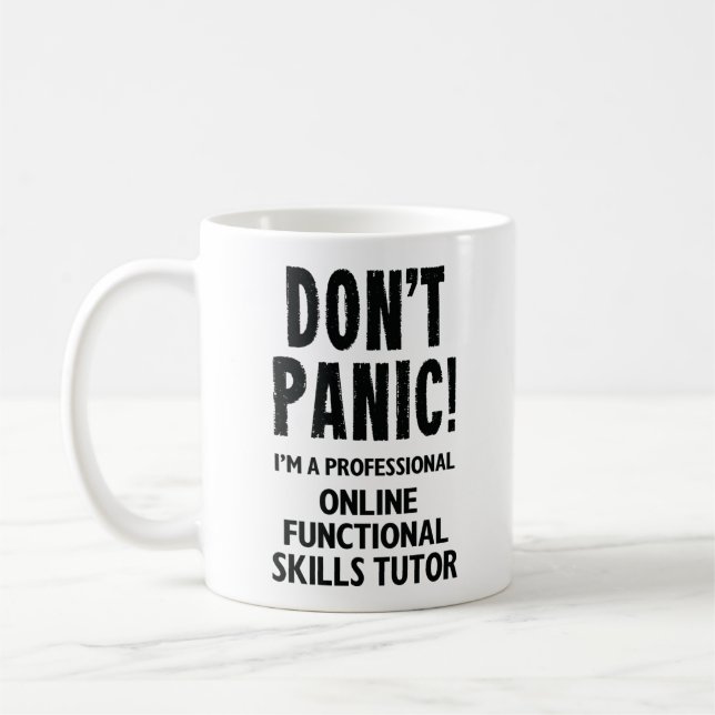Online Functional Skills Tutor Coffee Mug (Left)