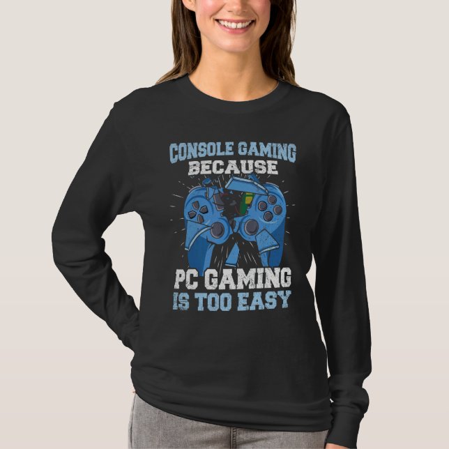 Online Gamer For A Controller Freak T-Shirt (Front)