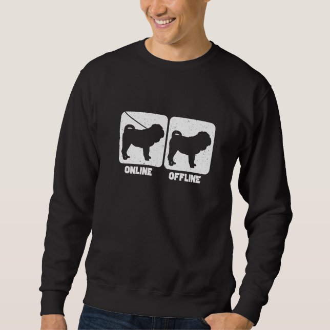 Online Offline Chinese Shar Pei Sweatshirt (Front)
