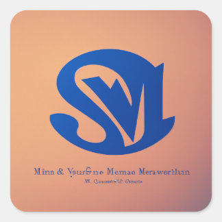 "Online Sales Specialist" Square Sticker