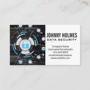 Online Security Cyber Technology Business Card