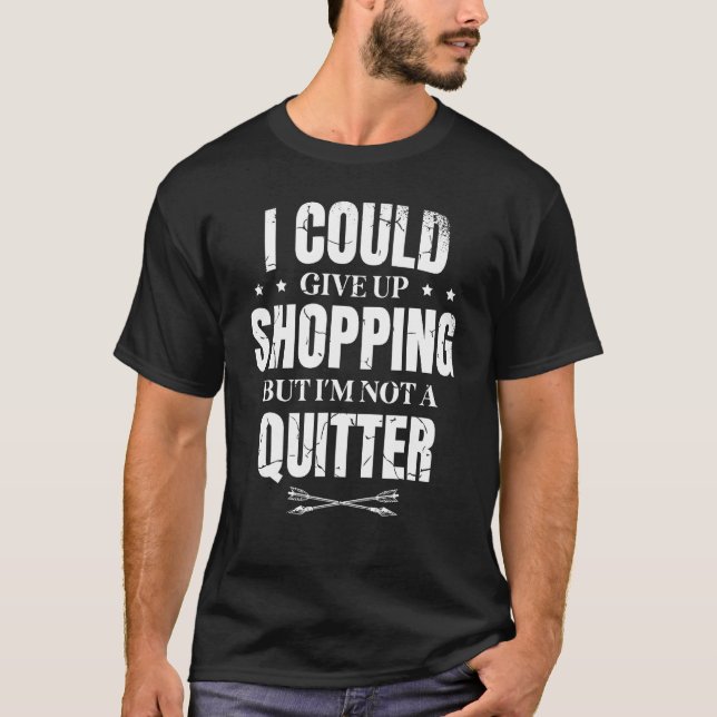 Online Shopping Cart Mall Shopper Shop E commerce  T-Shirt (Front)