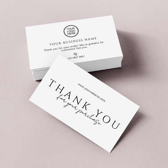 Online Store Order Packaging Thank You Inserts (Creator Uploaded)