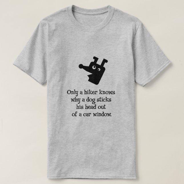 Only a biker knows T-Shirt (Design Front)