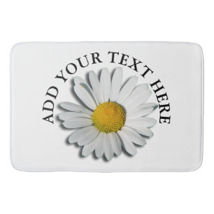 Only a Marguerite Blossom + your background & idea Bath Mat