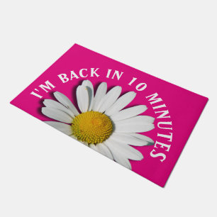 Only a Marguerite Blossom + your background & idea Doormat