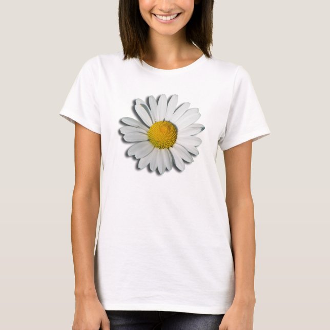 Only a Marguerite Blossom + your text & ideas T-Shirt (Front)