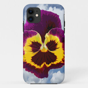 Only a Pansy Blossom + your text & ideas iPhone 11 Case