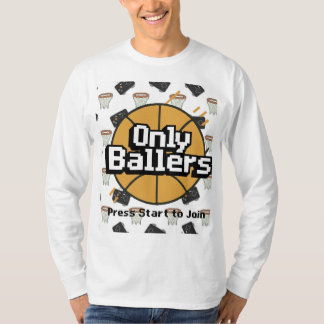 Only Ballers: The Pixel Sport Long Sleeve Tee