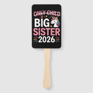 Only Child Crossed Out Big Sister 2026 Pregnancy  Hand Fan