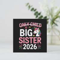 Only Child Crossed Out Big Sister 2026 Pregnancy 