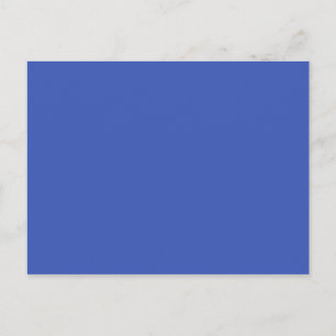 ONLY COLOR - blue Postcard