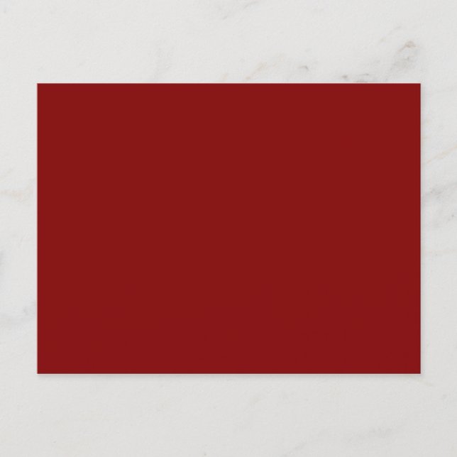 ONLY COLOR - dark red Postcard (Front)