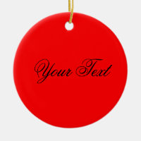 ONLY COLOR / fire red + your text