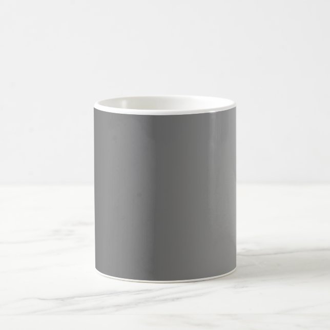 ONLY COLOR gradients - black grey Coffee Mug (Center)