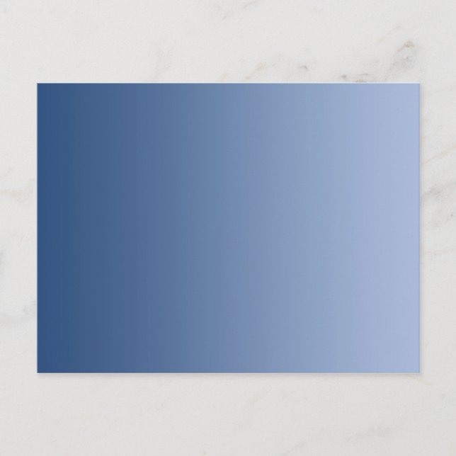 ONLY COLOR gradients - blue Postcard (Front)
