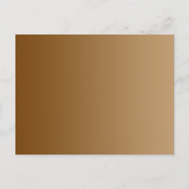 ONLY COLOR gradients - brown Postcard (Front)