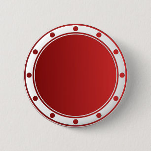ONLY COLOR gradients - fire red + rings & dots 6 Cm Round Badge