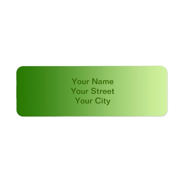 ONLY COLOR gradients - green (Front)