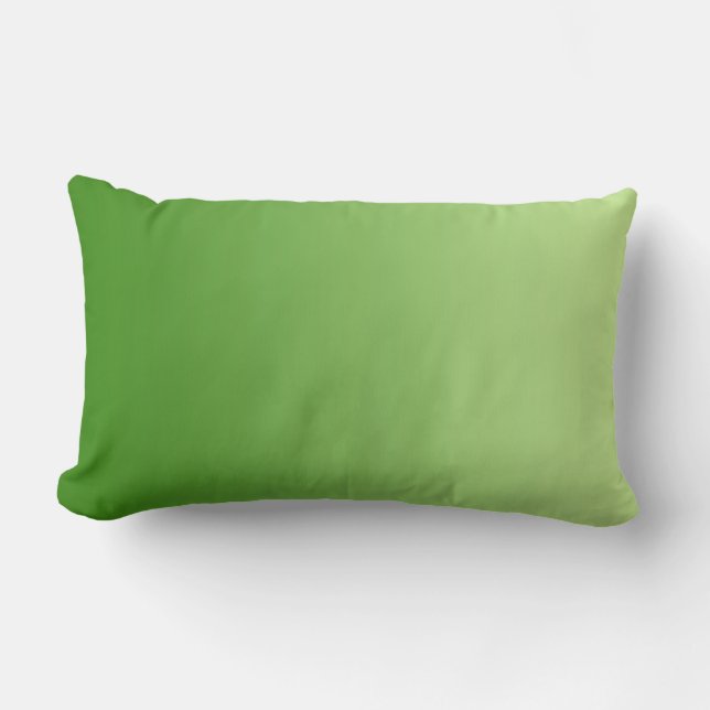 ONLY COLOR gradients - green Lumbar Cushion (Front)