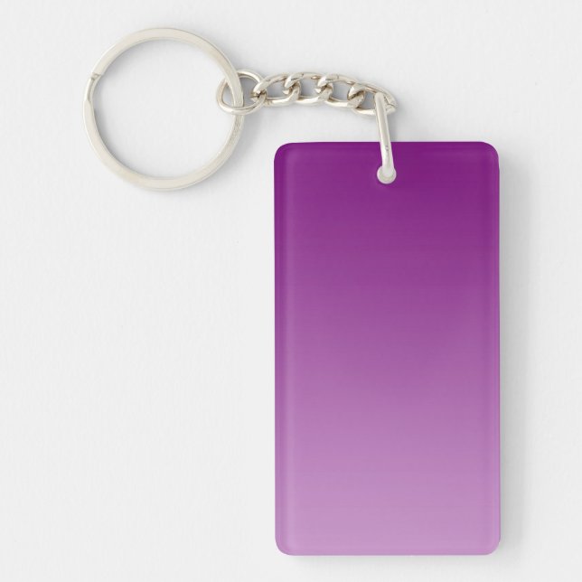 ONLY COLOR gradients - magenta Key Ring (Front)