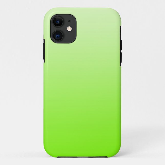 ONLY COLOR gradients - neon green Case-Mate iPhone Case (Back)
