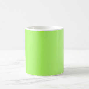 ONLY COLOR gradients - neon green Coffee Mug