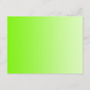 ONLY COLOR gradients - neon green Postcard