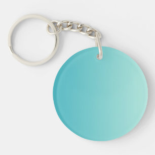 ONLY COLOR gradients - ocean blue Key Ring