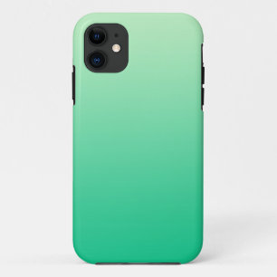 ONLY COLOR gradients - ocean green iPhone 11 Case