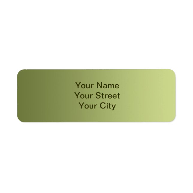ONLY COLOR gradients - olive green (Front)