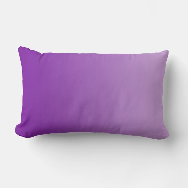 ONLY COLOR gradients - purple Lumbar Cushion (Front)