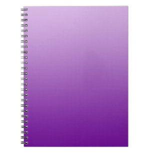 ONLY COLOR gradients - purple Spiral Notebook